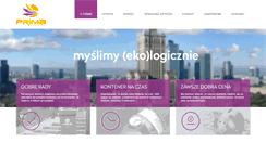 Desktop Screenshot of prima-odpady.pl