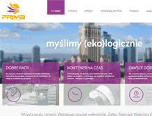 Tablet Screenshot of prima-odpady.pl
